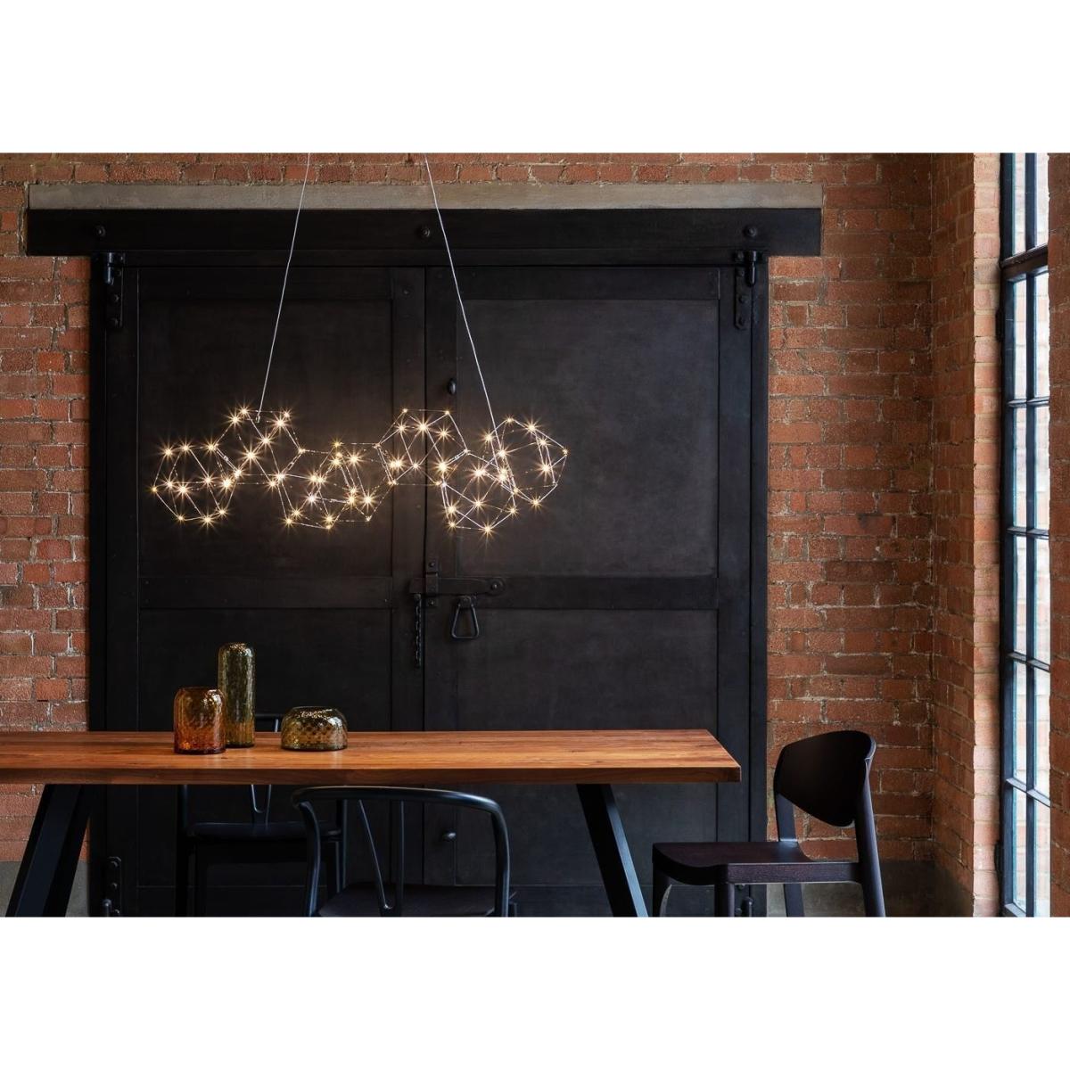 Heal's Supernova LED Long Pendant Light Black Chrome – image 6
