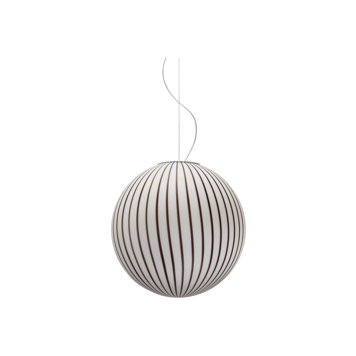 Established & Sons Filigrana S5 Globe Large Pendant White Black – image 1