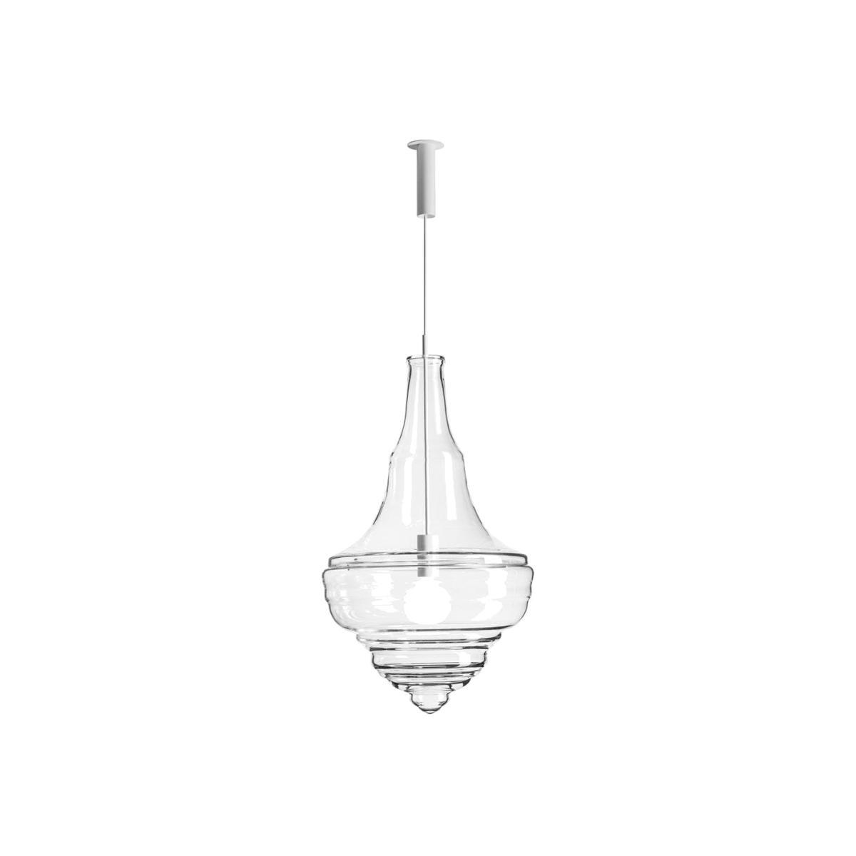 Lasvit Neverending Glory Pendant Light Prague Estates Smoke Large - Heal's UK Lighting