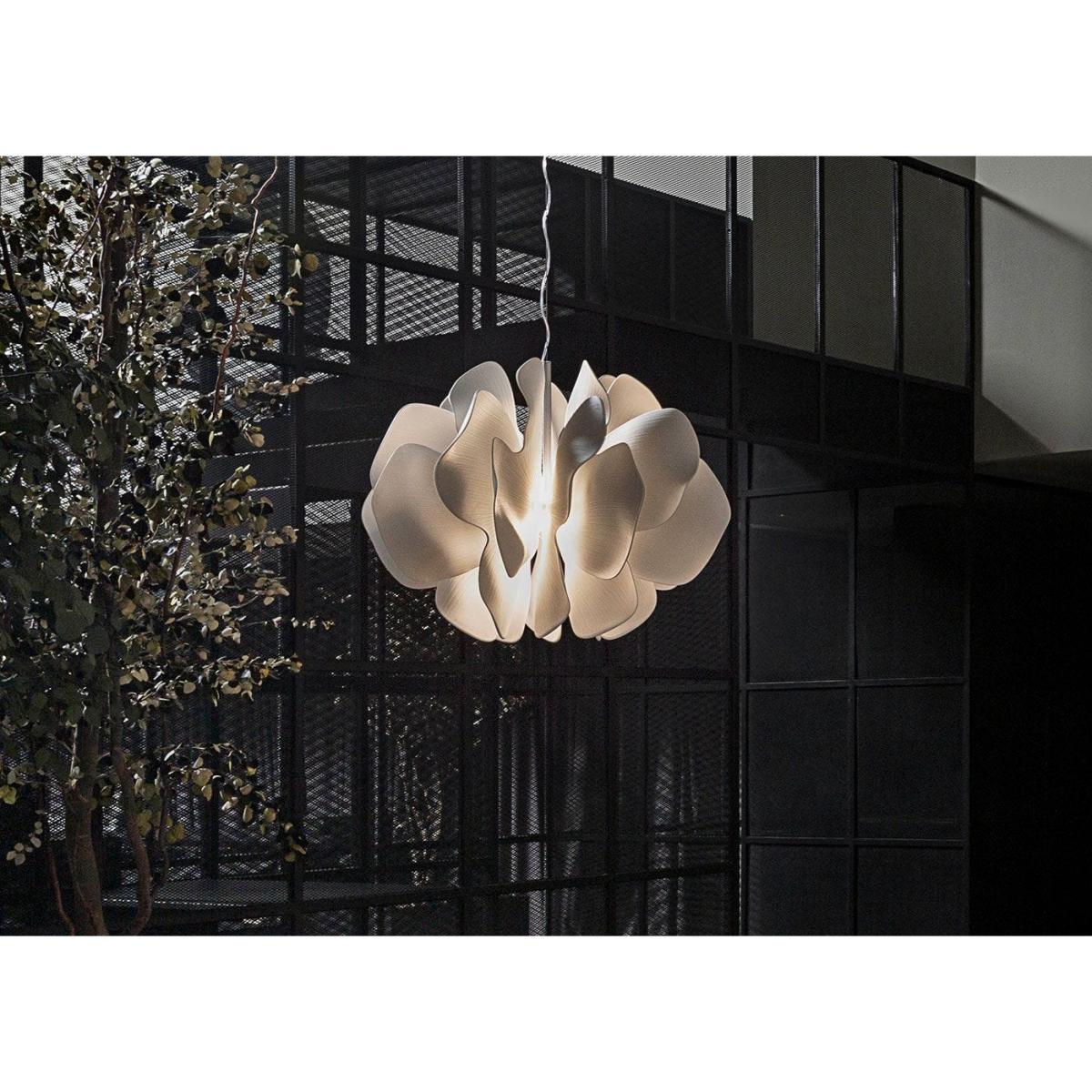 Lladró Nightbloom LED Pendant Light White Large – image 2