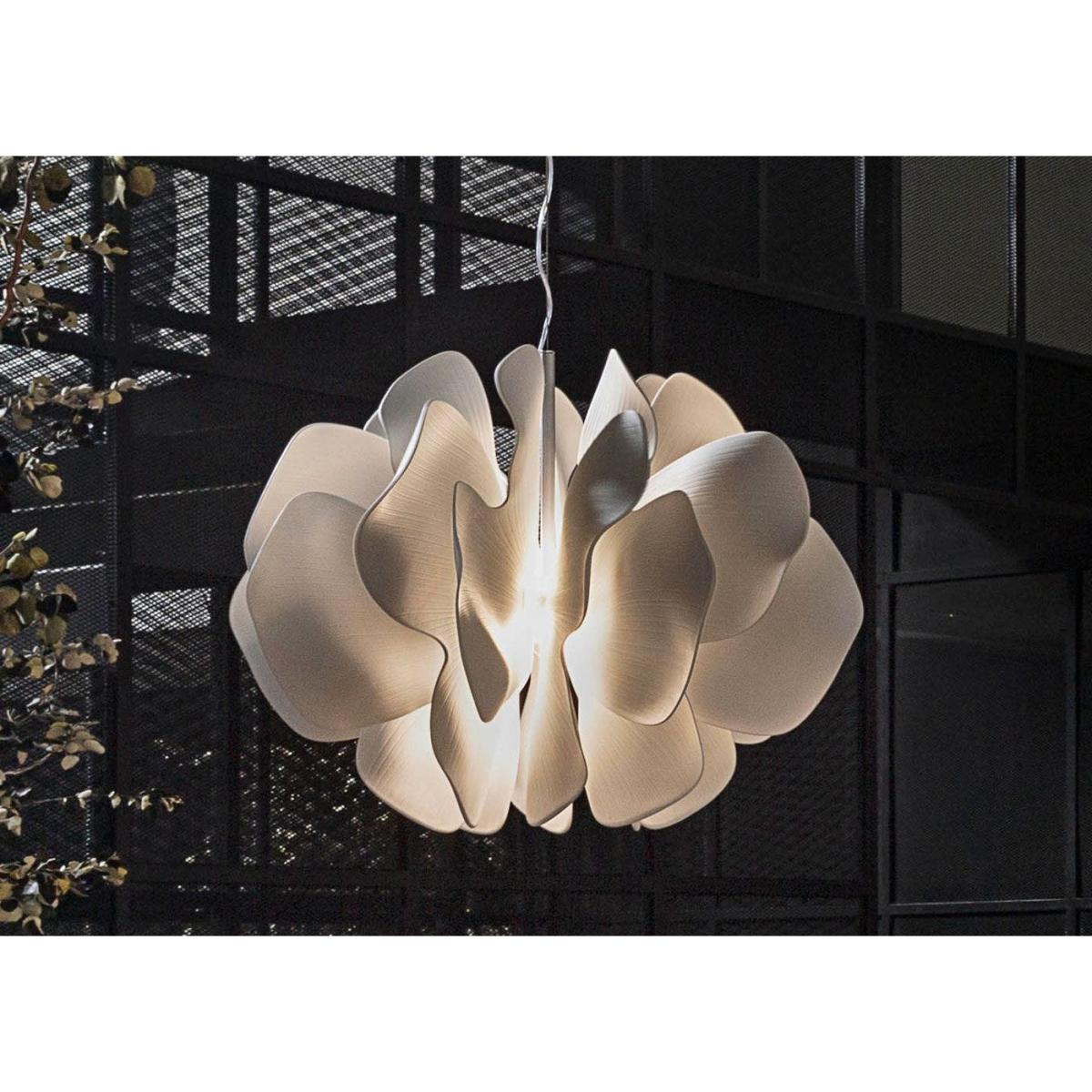 Lladró Nightbloom LED Pendant Light White Large – image 3