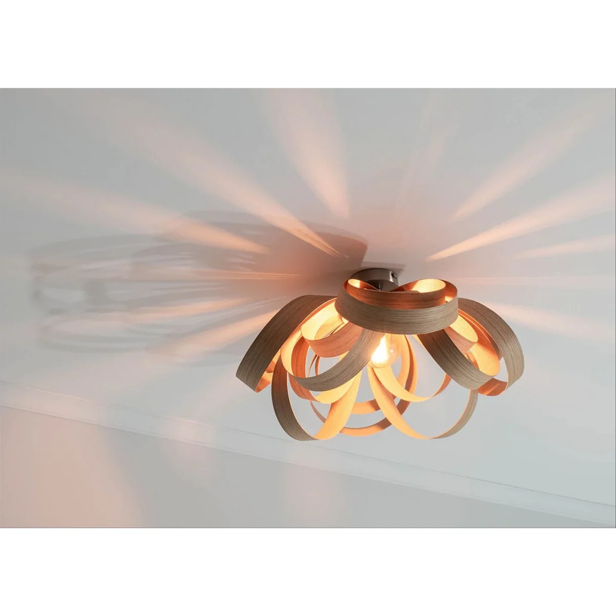 Heal's Skipper Flush Ceiling Light Oak – image 2
