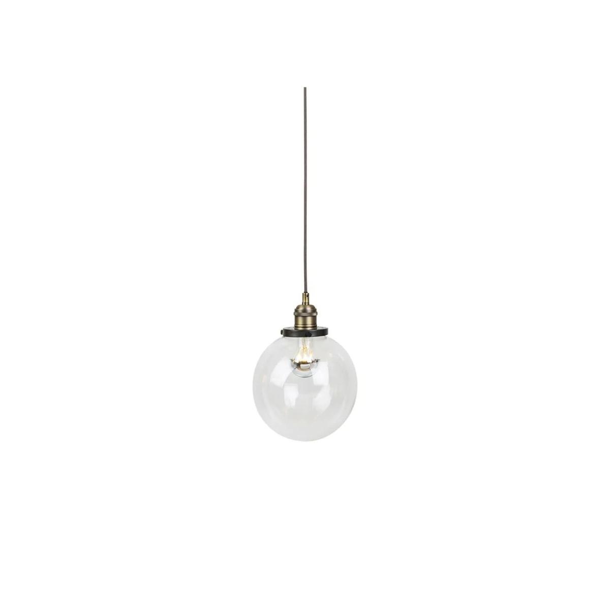 Heal's Olson Globe Pendant Light Smoke Small - Heal's UK Lighting – image 2