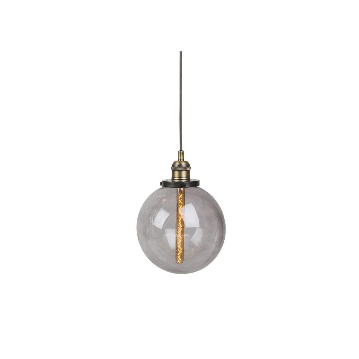 Heal's Olson Globe Pendant Light Smoke Small - Heal's UK Lighting – image 3