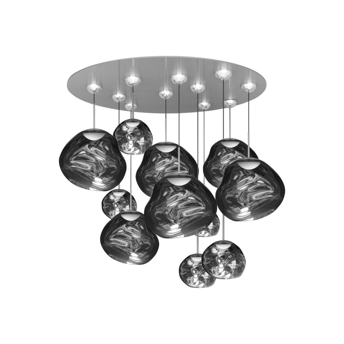 Tom Dixon Melt Mega Pendant System Gold LED - Heal's UK Lighting – image 1
