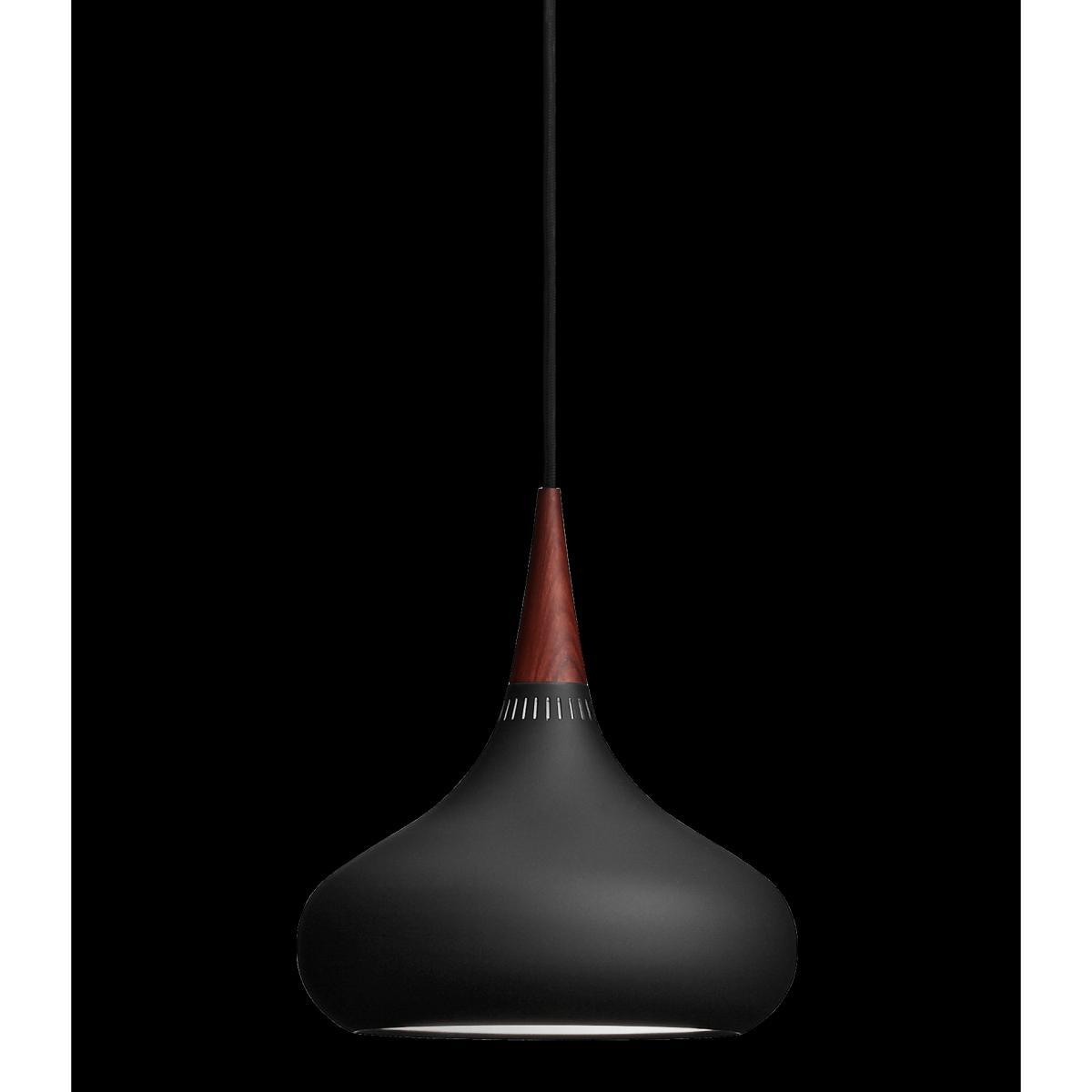 Fritz Hansen Orient Pendant P2 Black/Rosewood - Heal's UK Lighting
