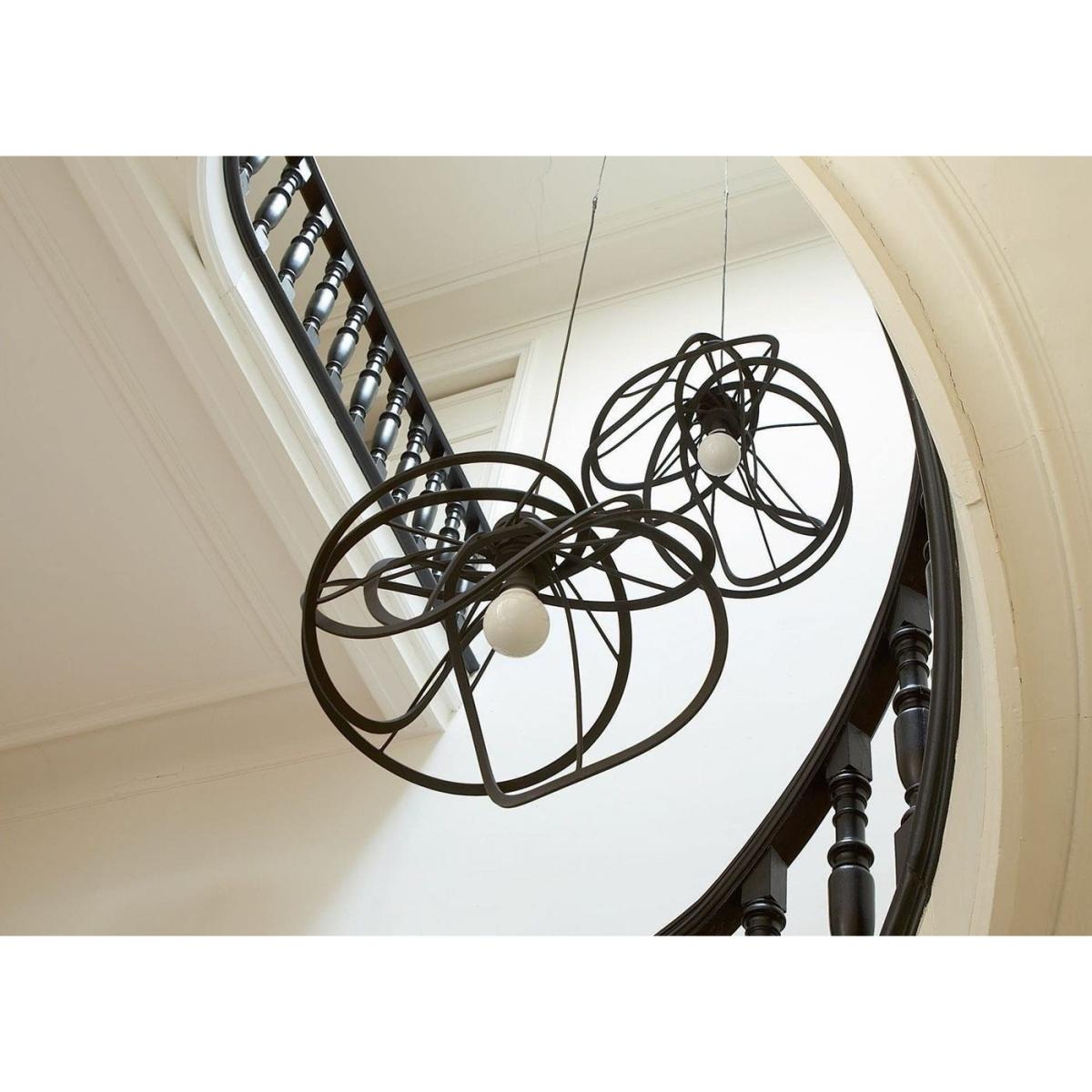 Heal's Bloom Pendant Light Black Small – image 3