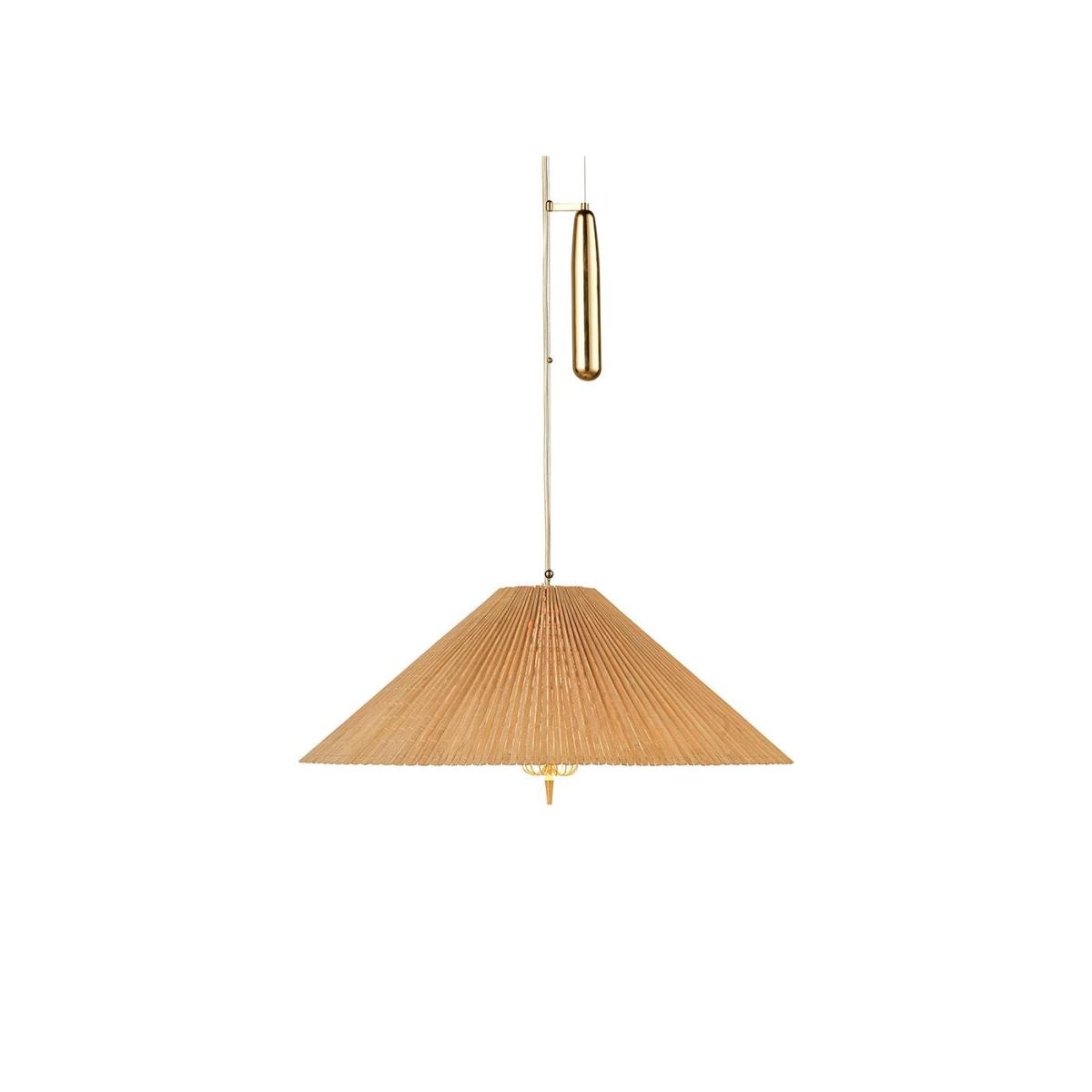 Gubi 1972 Pendant Light Brass/Bamboo Ø60 – image 3