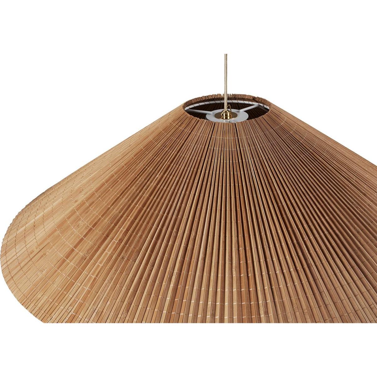 Gubi 1972 Pendant Light Brass/Bamboo Ø60 – image 5