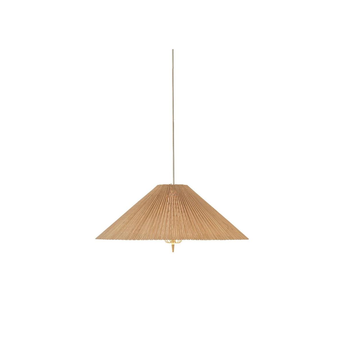 Gubi 1972 Pendant Light Brass/Bamboo Ø60 – image 7
