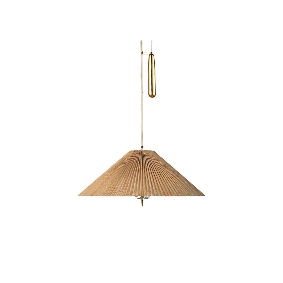 Gubi 1972 Pendant Light Brass/Bamboo Ø60 – image 9