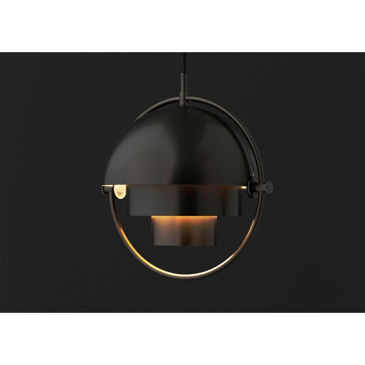 Gubi Multi-Lite Pendant Black Brass Small – image 3