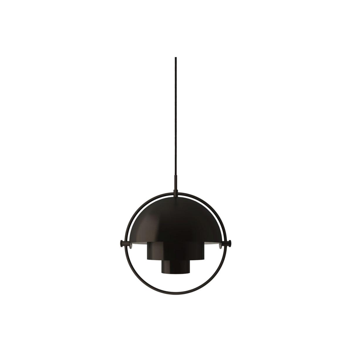 Gubi Multi-Lite Pendant Black Brass Small – image 1
