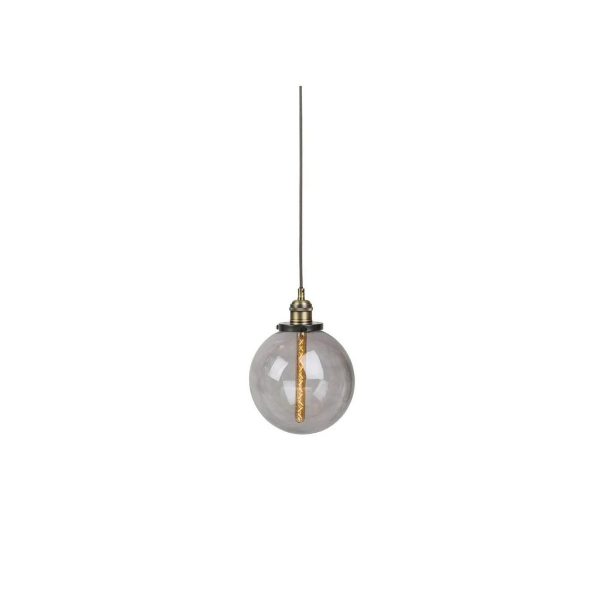 Heal's Olson Globe Pendant Medium Smoke - Heal's UK Lighting – image 2