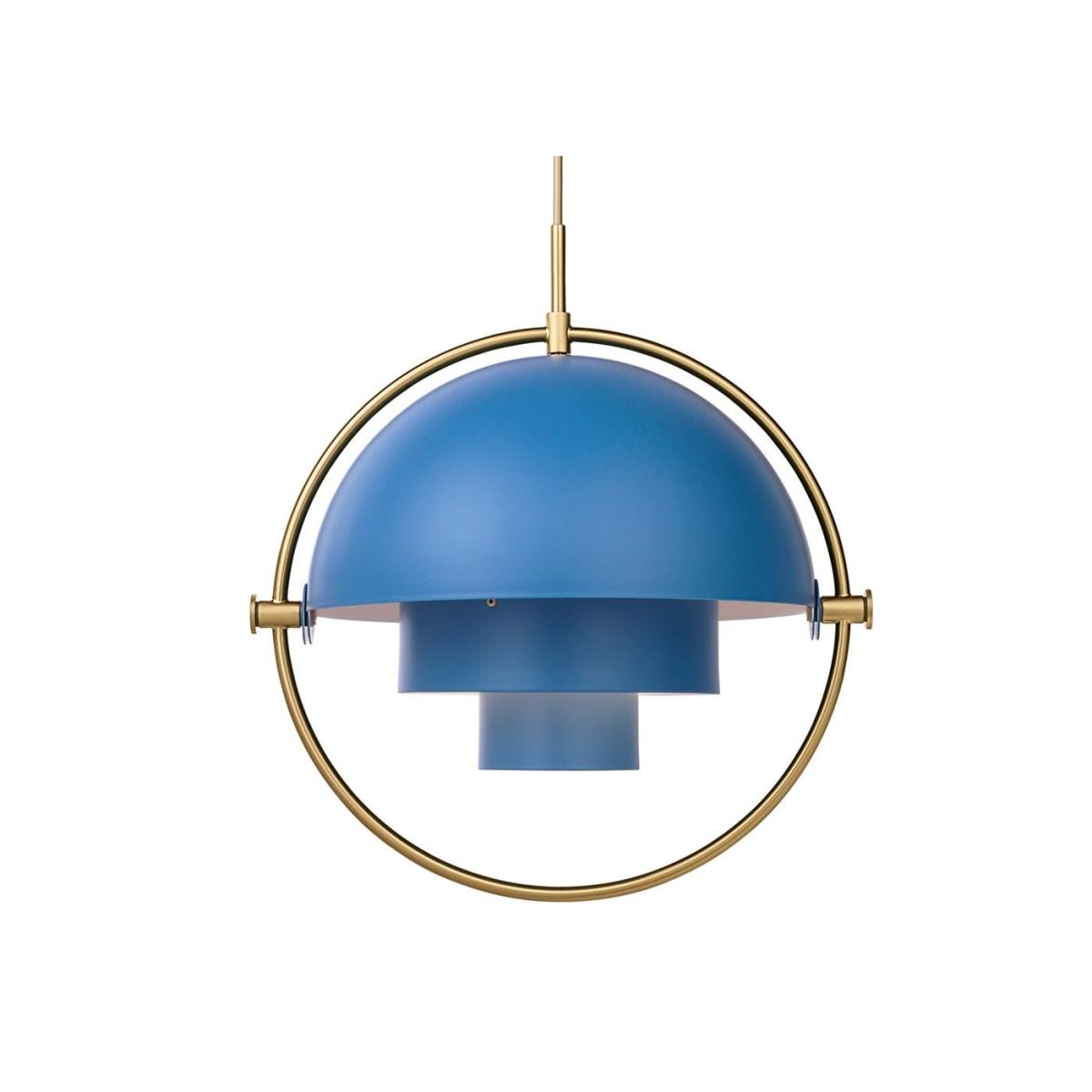 Gubi Multi-Lite Pendant Brass Base White Shade – image 3