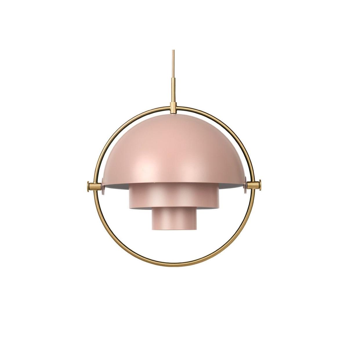 Gubi Multi-Lite Pendant Brass Base White Shade – image 4
