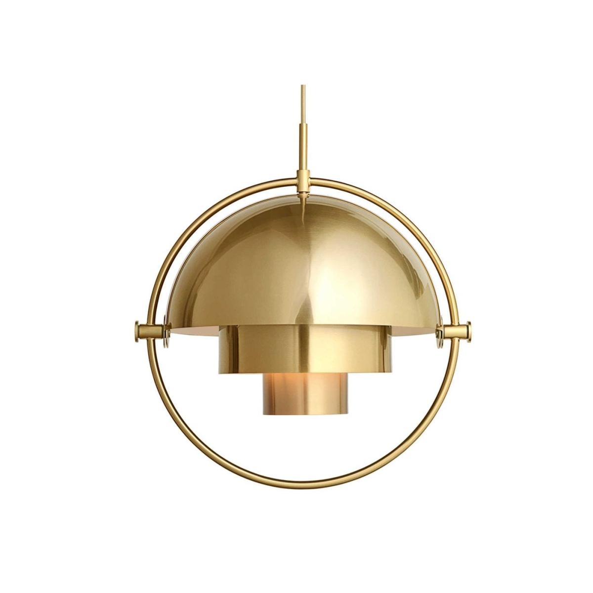 Gubi Multi-Lite Pendant Brass Base White Shade – image 5