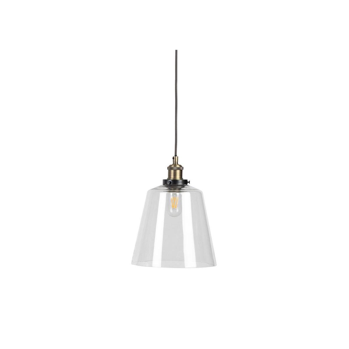 Heal's Olson Cloche Glass Pendant Smoke Medium - Heal's UK Lighting – image 2
