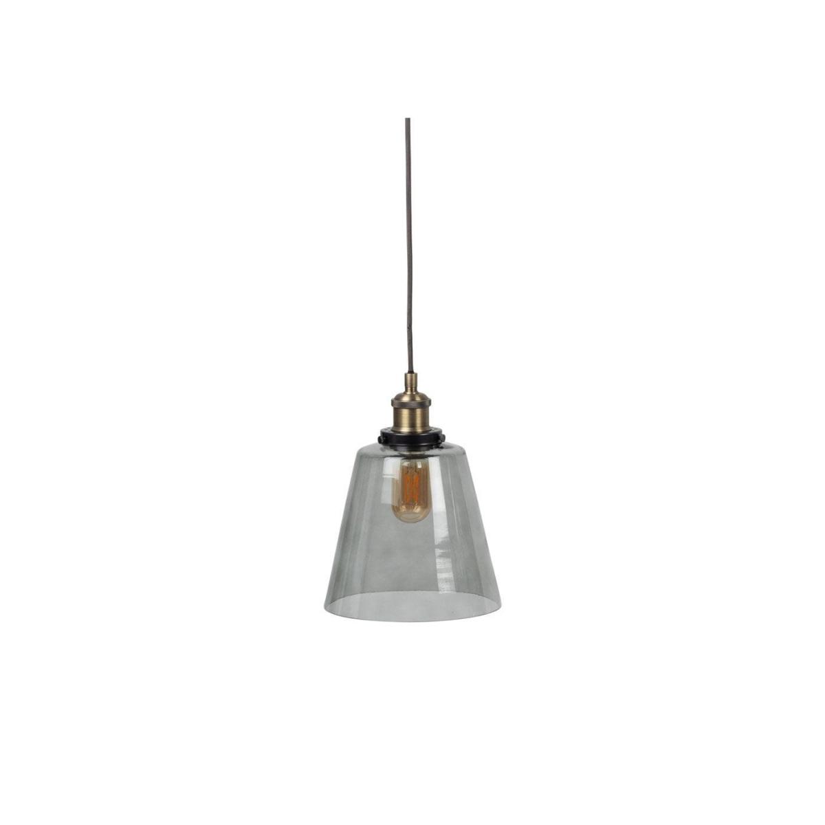 Heal's Olson Cloche Glass Pendant Smoke Medium - Heal's UK Lighting – image 3