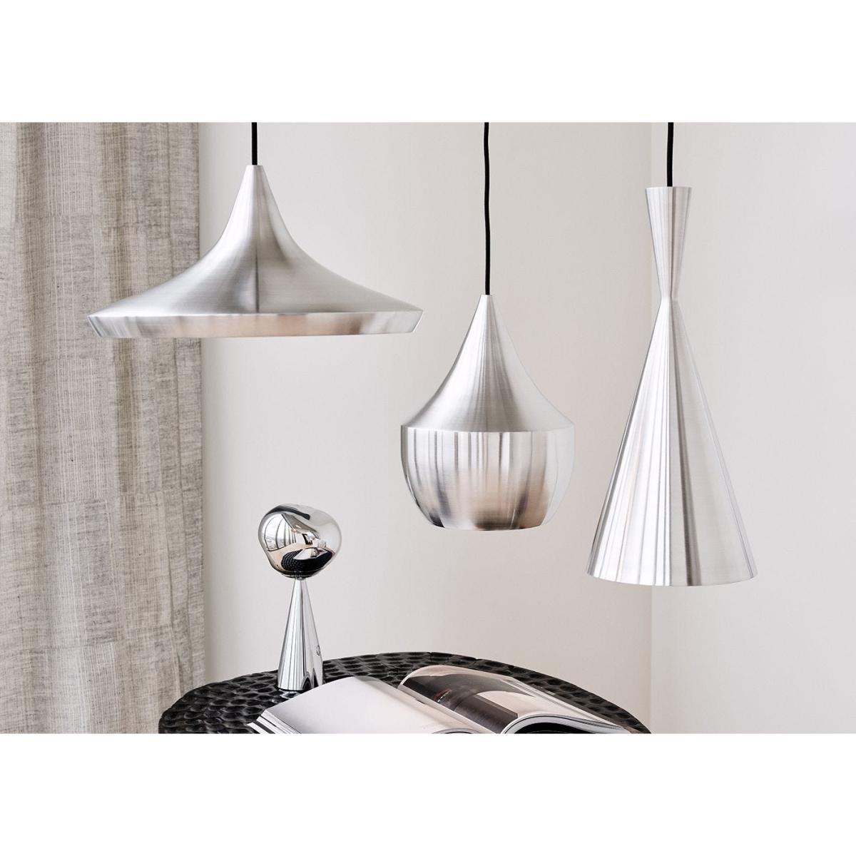 Tom Dixon UnBeaten LED Wide Pendant Light Aluminium – image 3