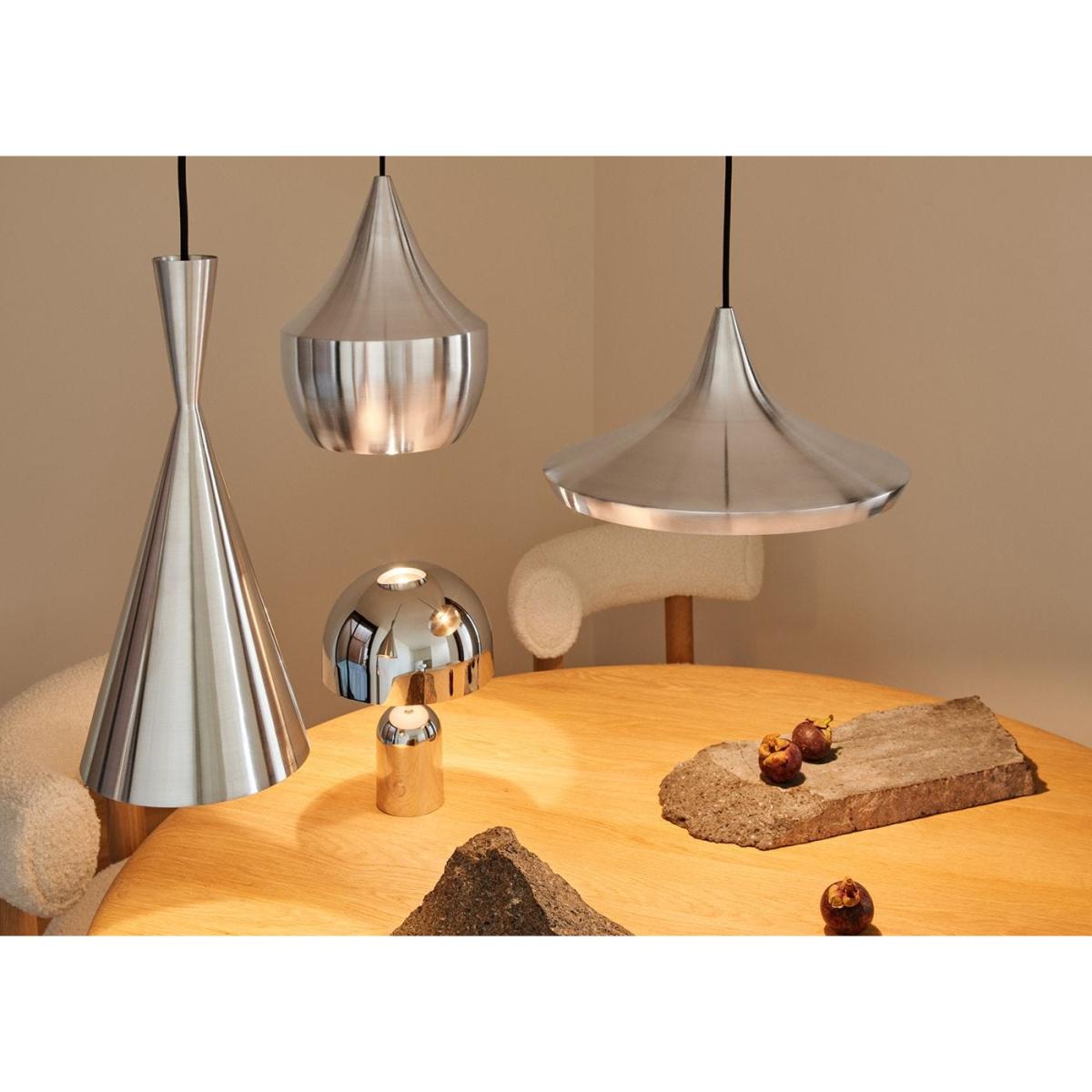 Tom Dixon UnBeaten LED Wide Pendant Light Aluminium – image 4