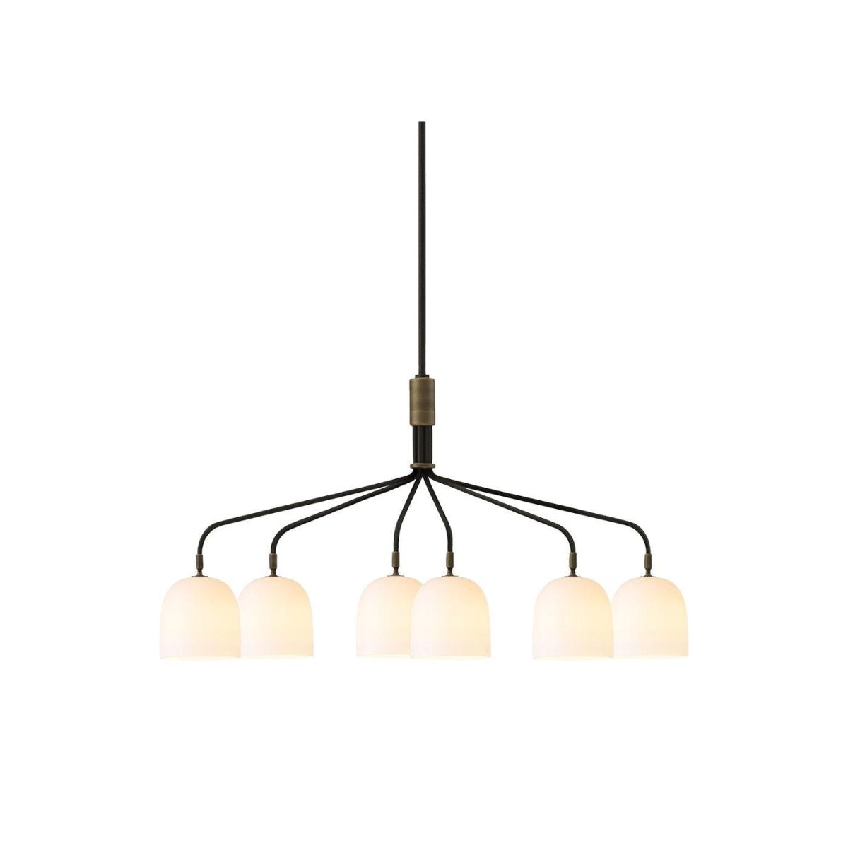 Gubi Howard Chandelier 6 Arm Bone China – image 2