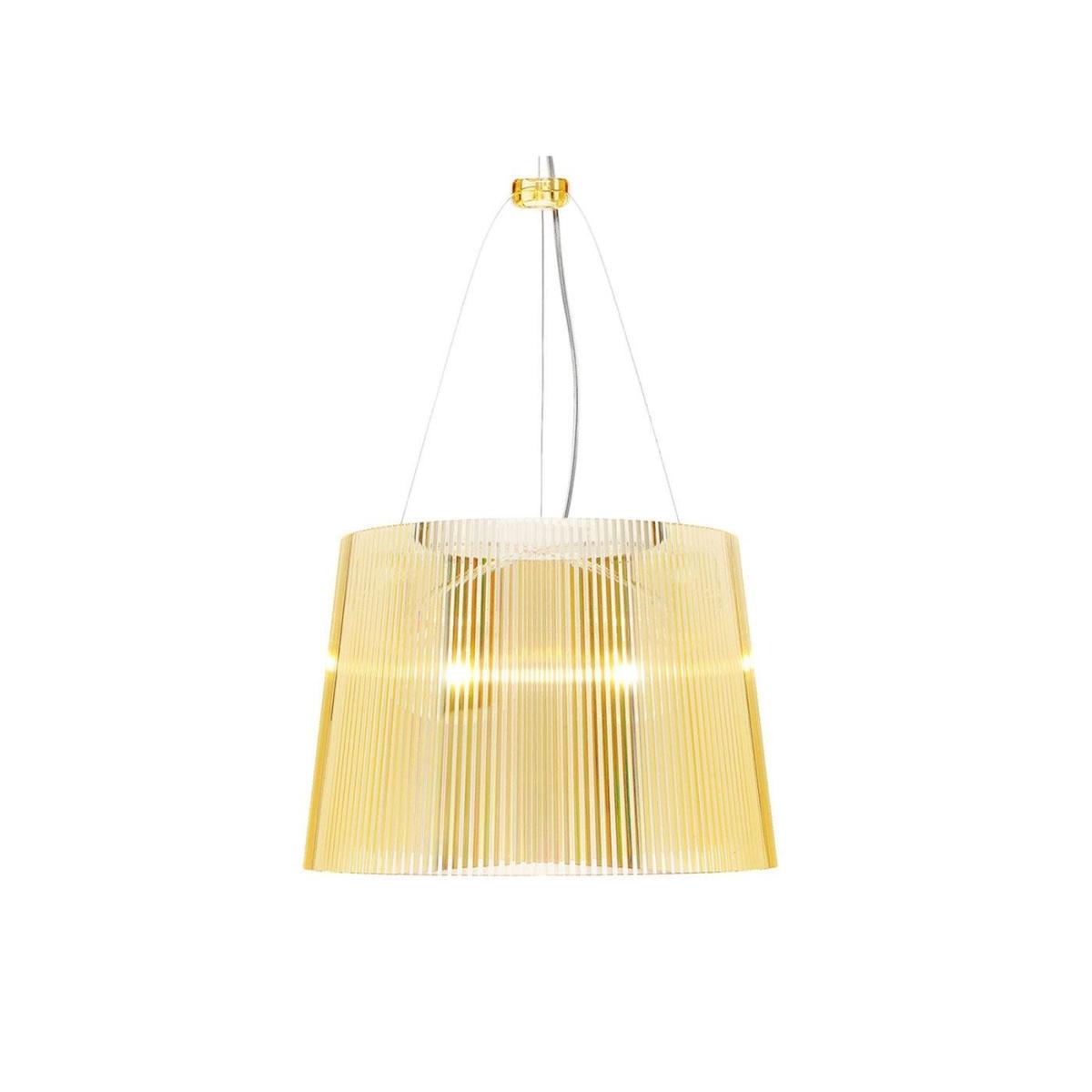 Kartell Ge' Pendant Light White Shade Gold Interior - Heal's UK Lighting – image 6