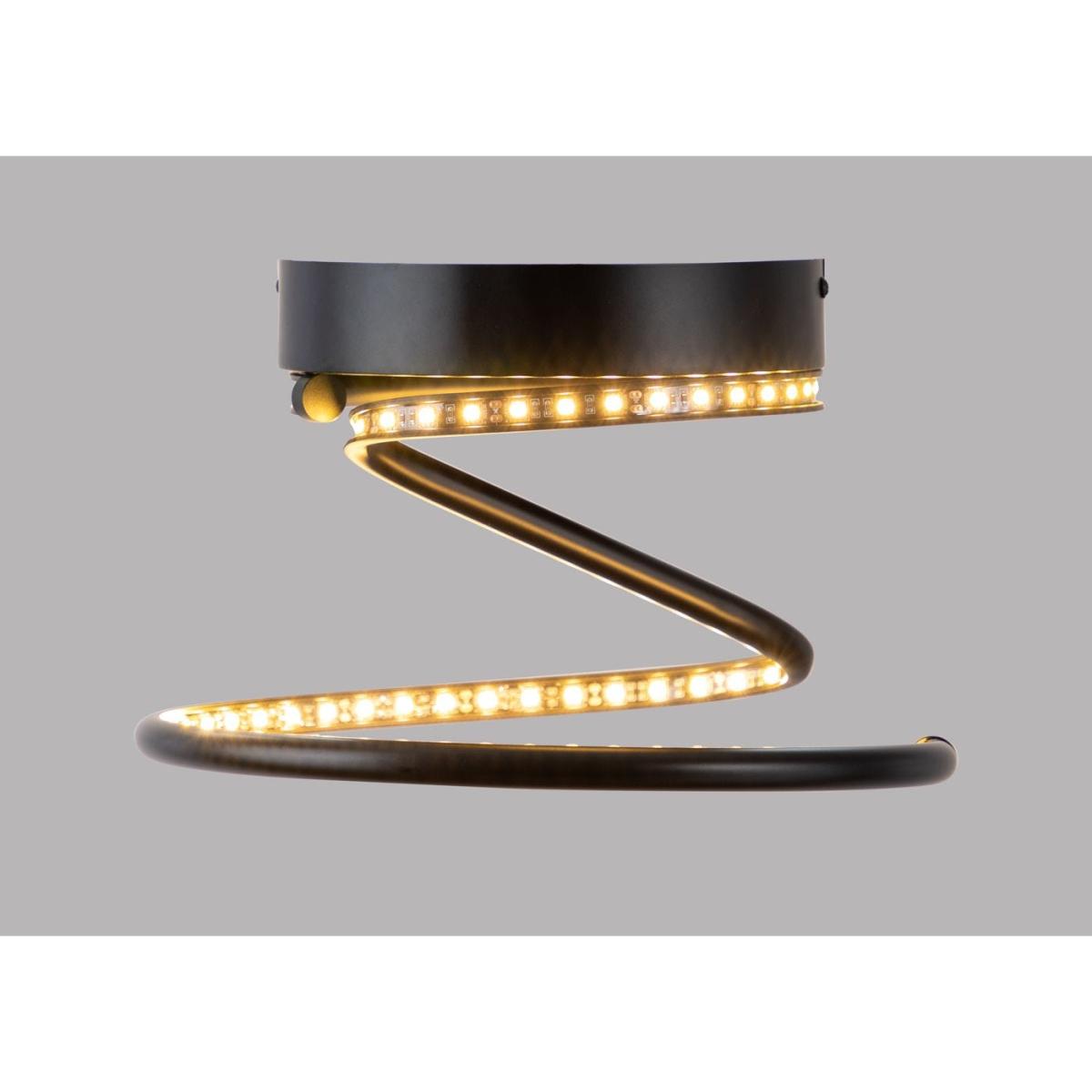 Heal's Circuit LED Flush Surface Light Black Small - Heal's UK Lighting – image 5
