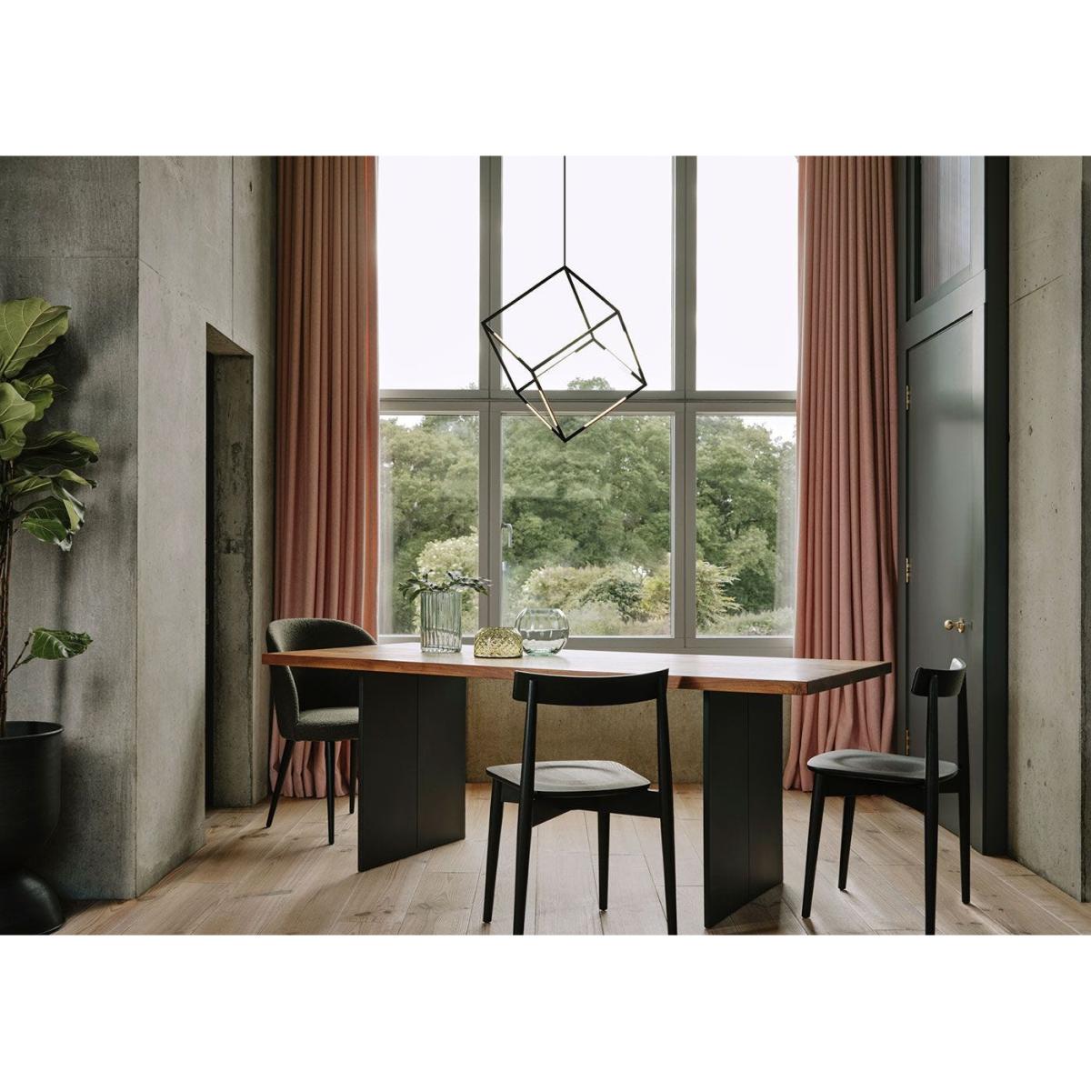 Heal's Saber LED Cube Pendant Light Black - Heal's UK Lighting – image 4