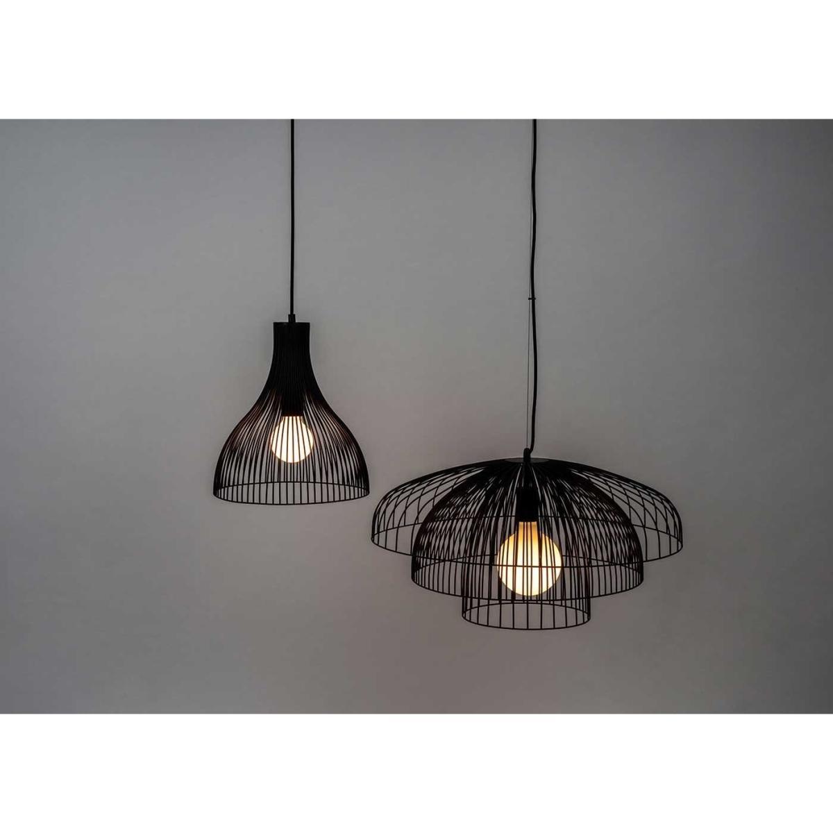 Heal's Makiko Pendant Black Medium - Heal's UK Lighting – image 11