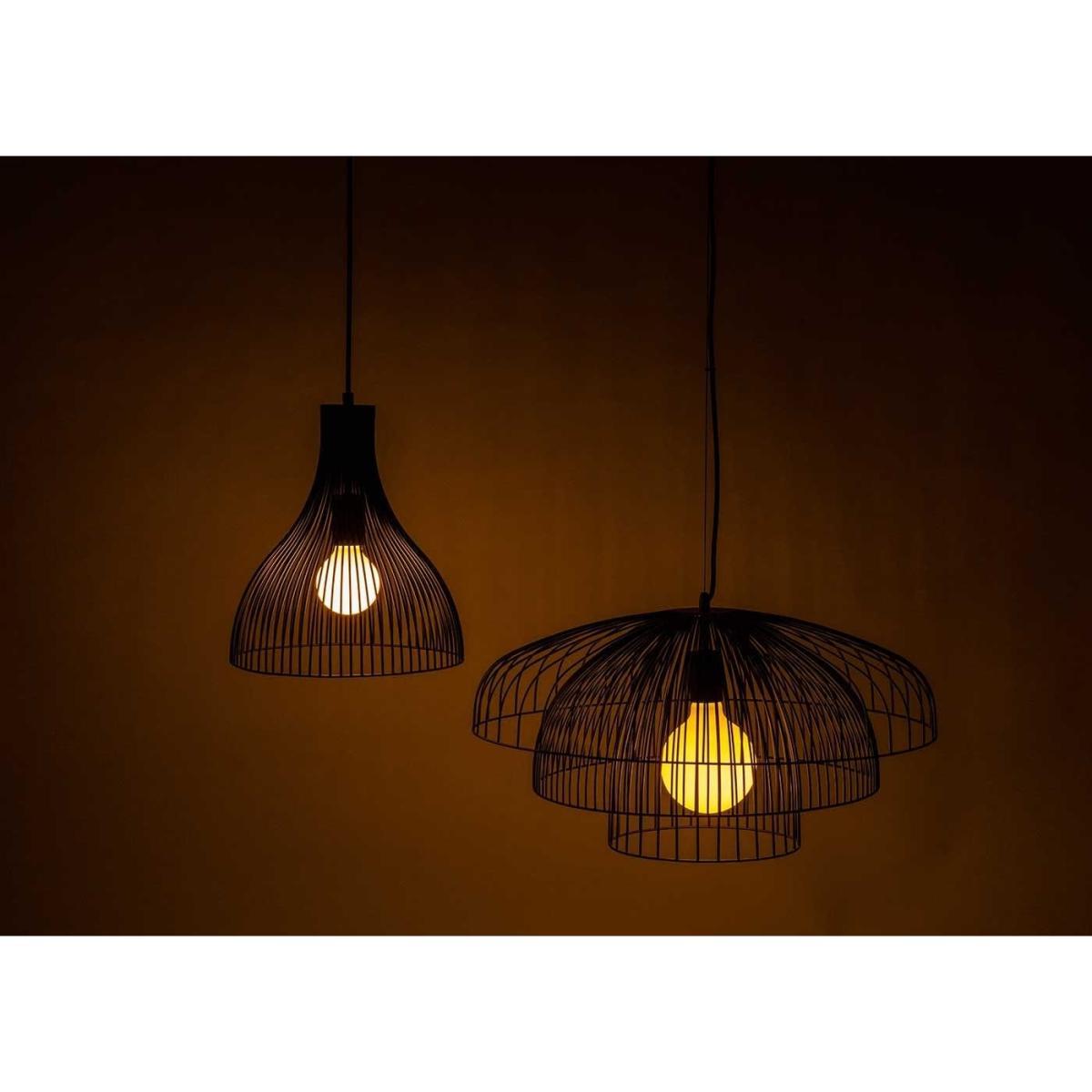 Heal's Makiko Pendant Black Medium - Heal's UK Lighting – image 8