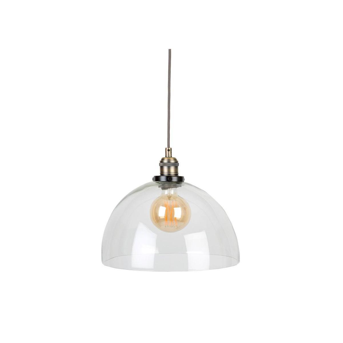 Heal's Olson Dome Glass Pendant Clear Large - Heal's UK Lighting – image 2