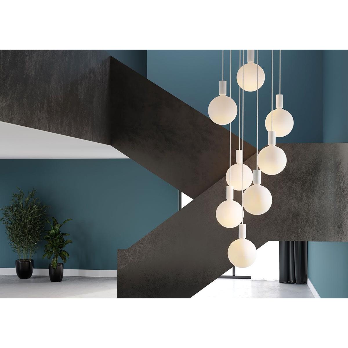 Tala Alumina Large White 9 Pendant Light Canopy - Heal's UK Lighting – image 4
