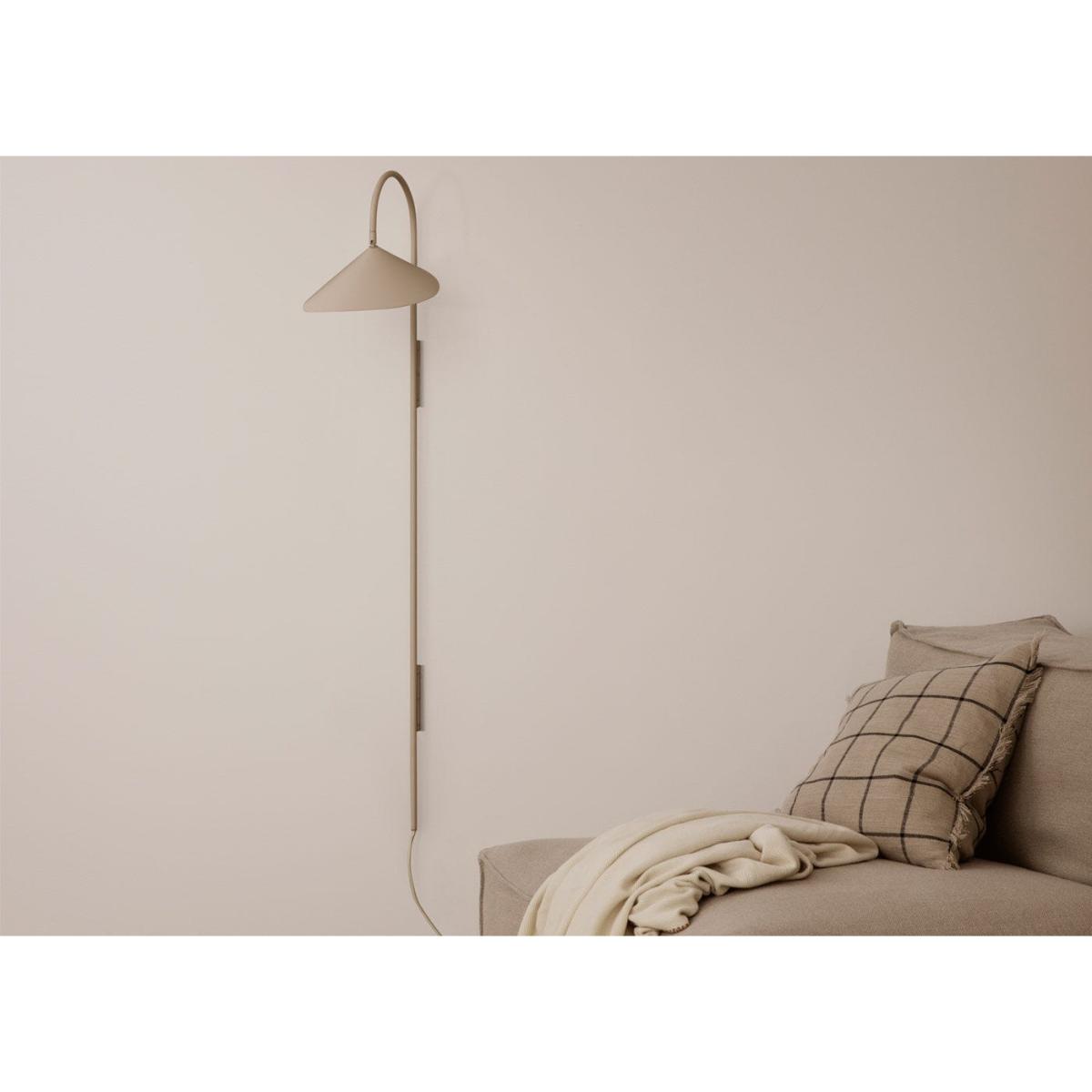 ferm LIVING Arum Wall Light Tall Black - Heal's UK Lighting – image 3
