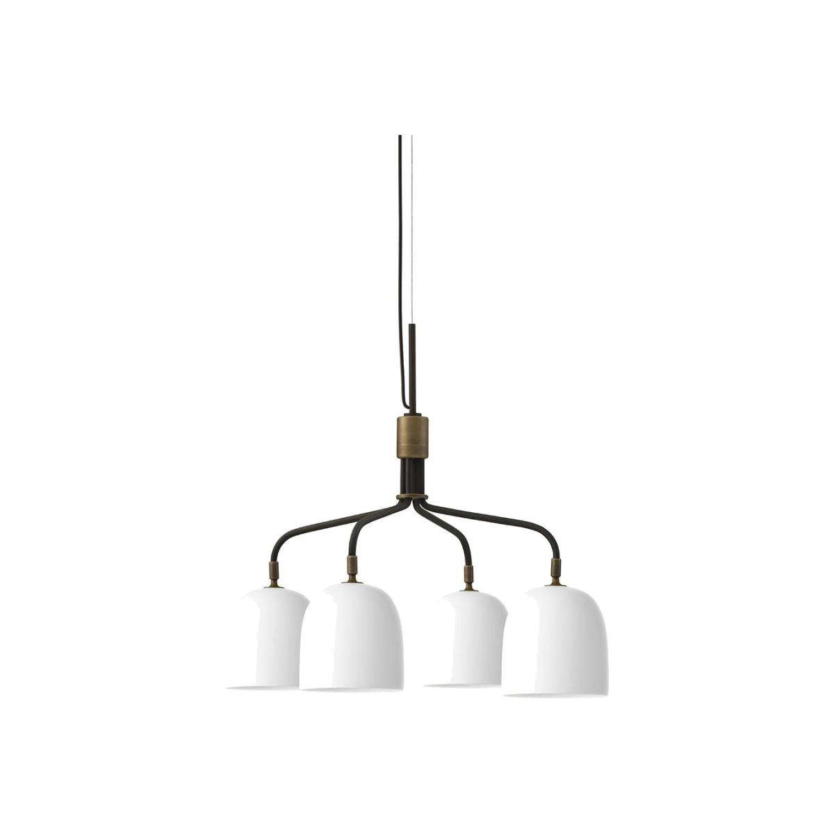 Gubi Howard Chandelier 4 Short Arm Bone China – image 1