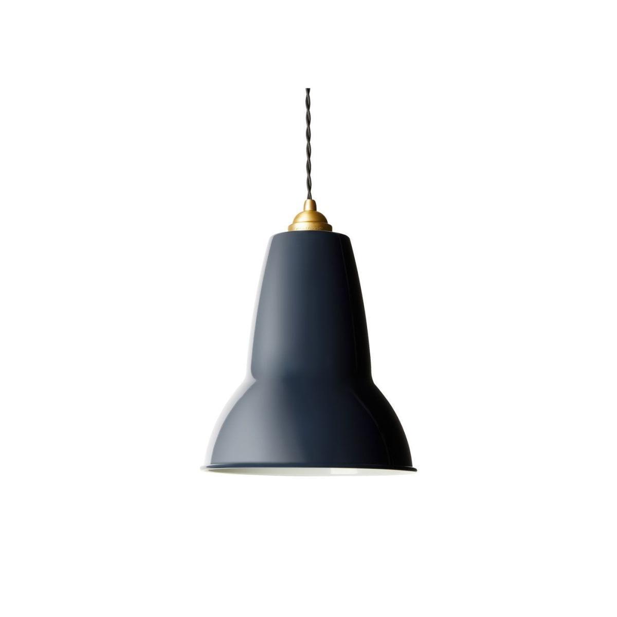 Anglepoise Original 1227 Brass Pendant Jet Black Standard - Heal's UK Bedroom Furniture – image 2