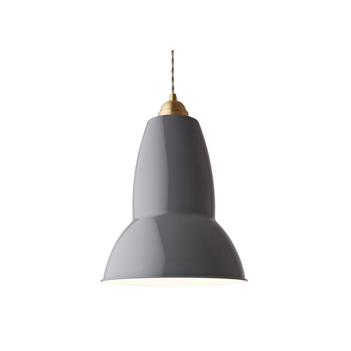 Anglepoise Original 1227 Brass Pendant Jet Black Standard - Heal's UK Bedroom Furniture – image 3