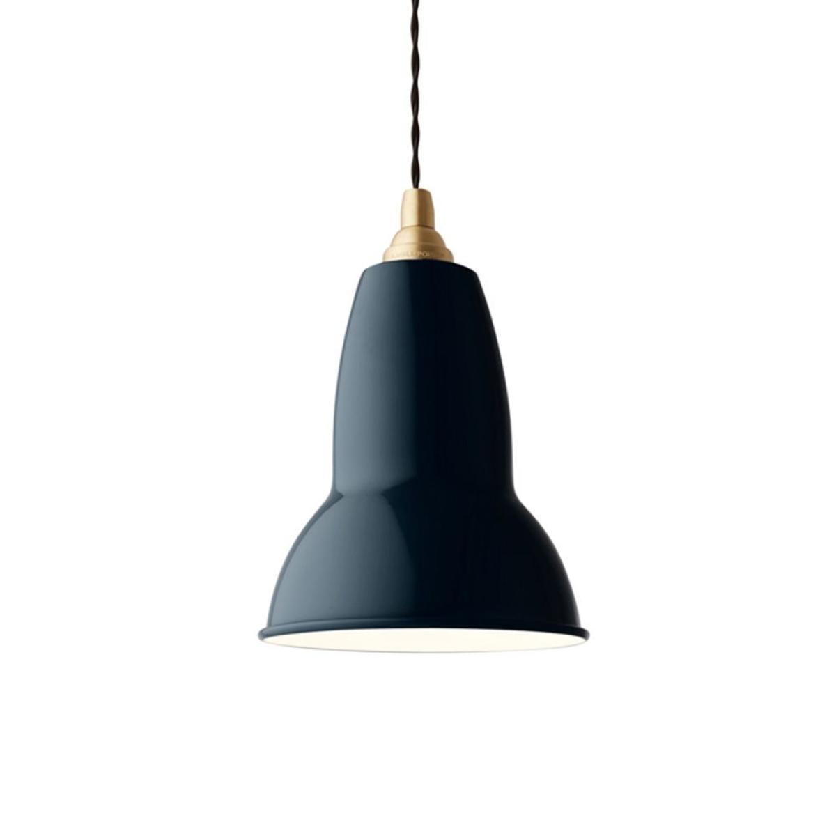 Anglepoise Original 1227 Brass Pendant Jet Black Standard - Heal's UK Bedroom Furniture – image 6