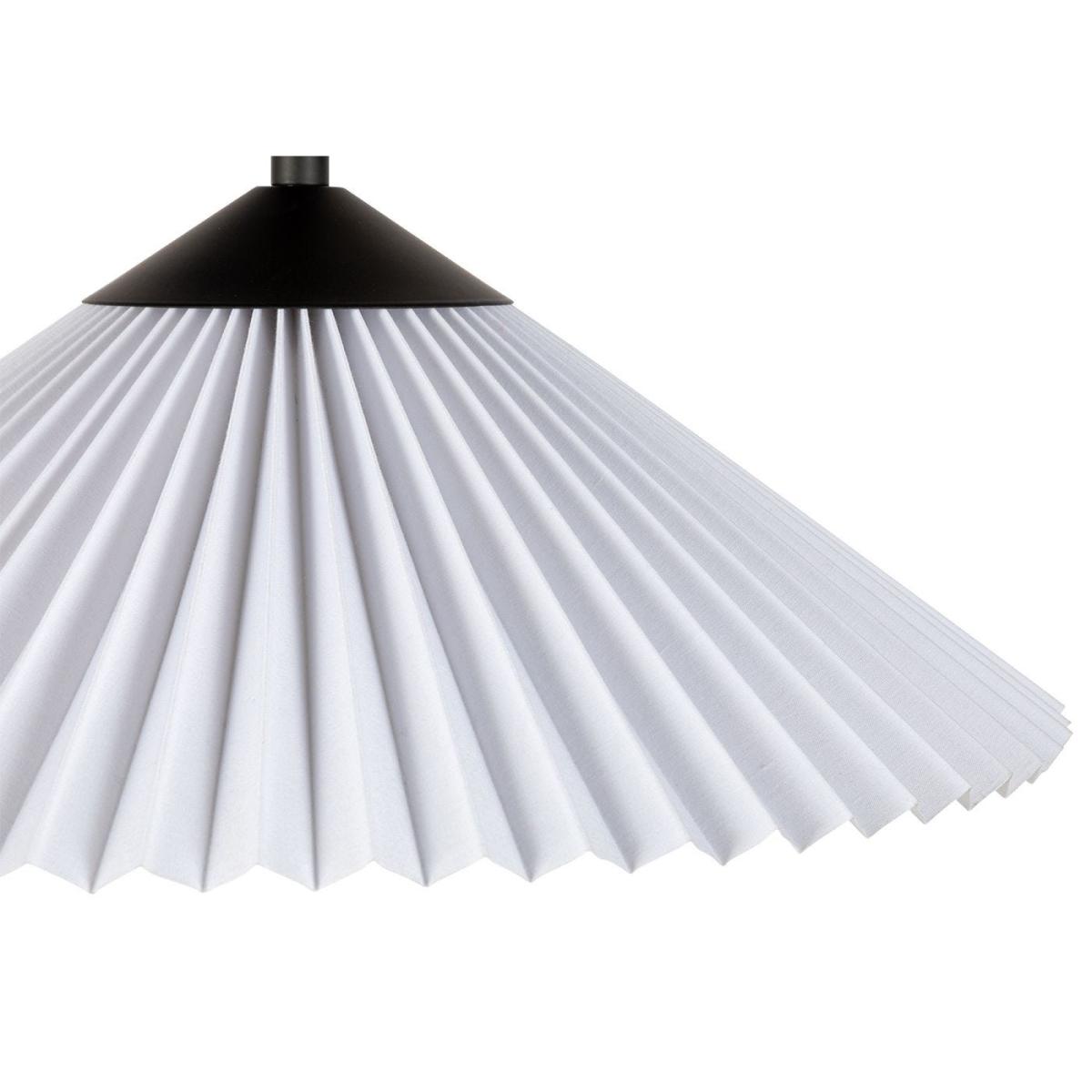 Heal's Pleated Pendant Light Black/White – image 3