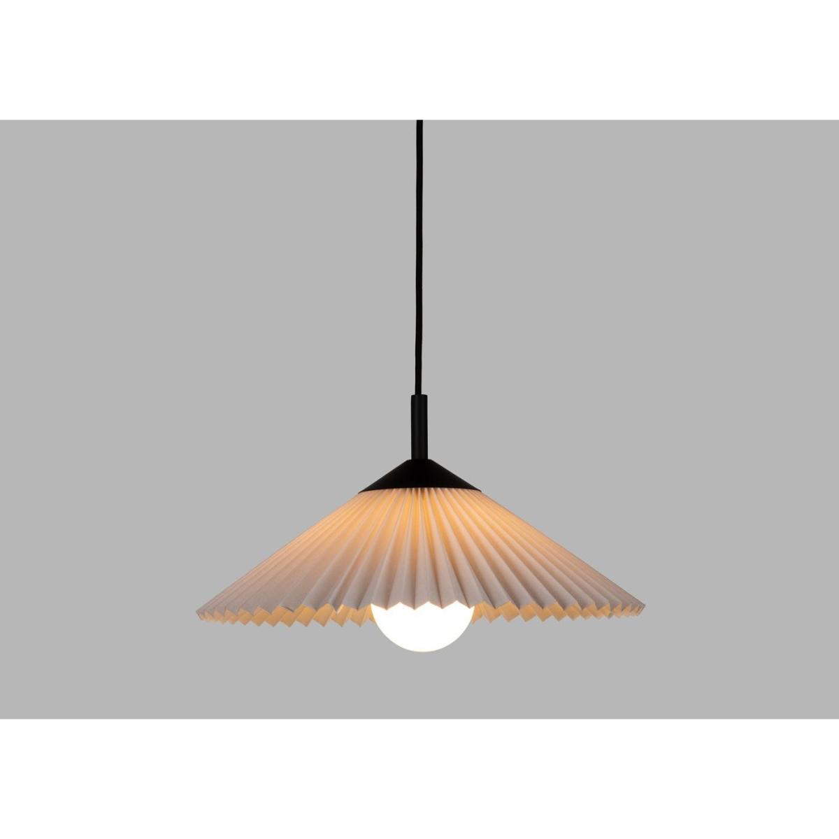 Heal's Pleated Pendant Light Black/White – image 5
