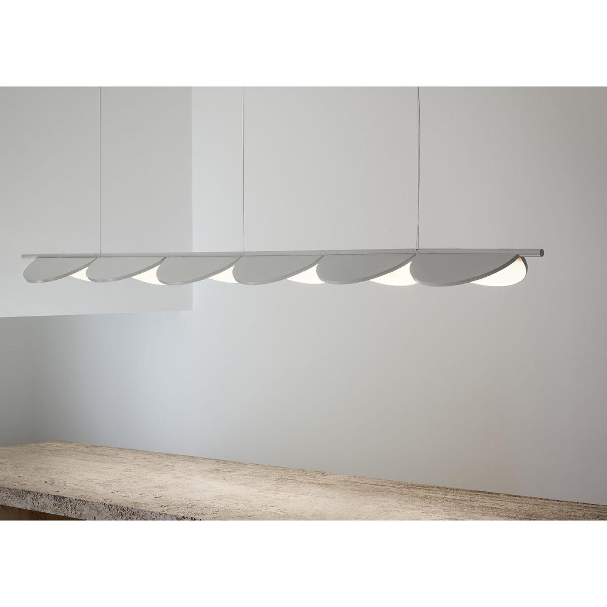 Flos Almendra Linear LED Pendant Light S6 Off White – image 2
