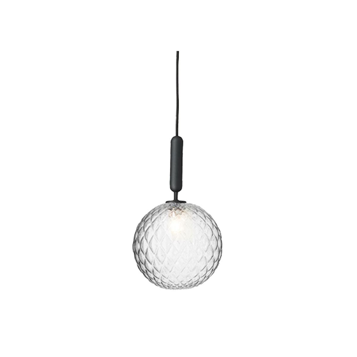 Nuura Miira 1 Pendant Light Large Rock Grey Optic Clear Shade - Heal's UK Lighting – image 2