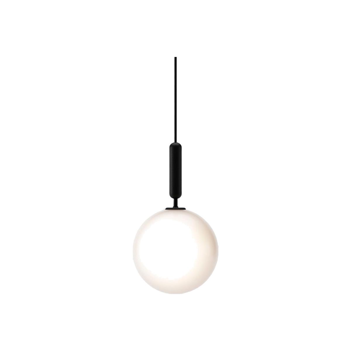 Nuura Miira 1 Pendant Light Large Rock Grey Optic Clear Shade - Heal's UK Lighting – image 1