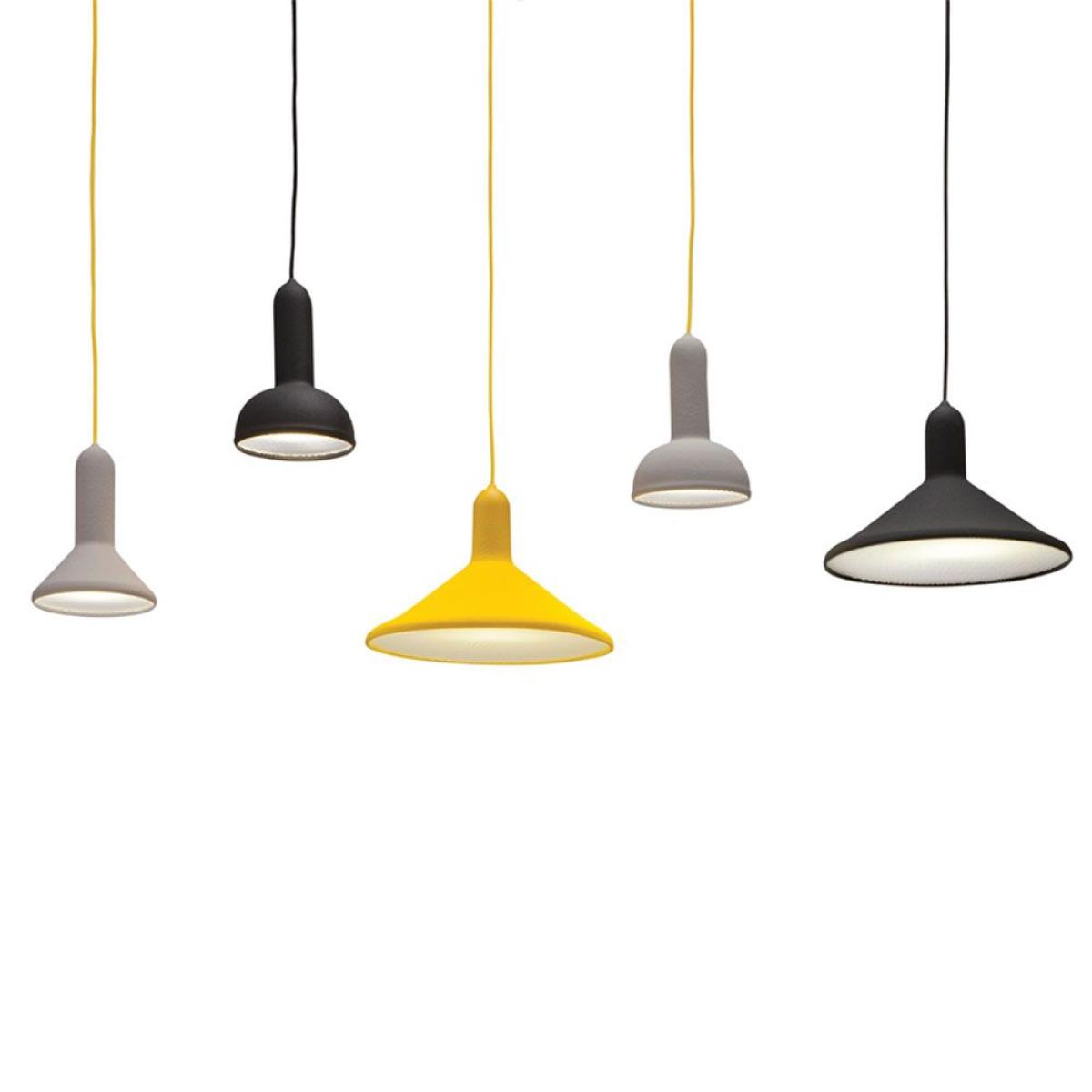 Established & Sons Torch S1 Cone Pendant Yellow – image 4