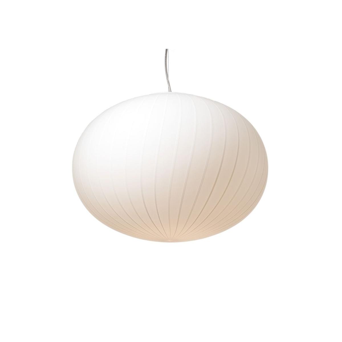 Established & Sons Filigrana S4 Ellipse Pendant Light White/Tobacco – image 11