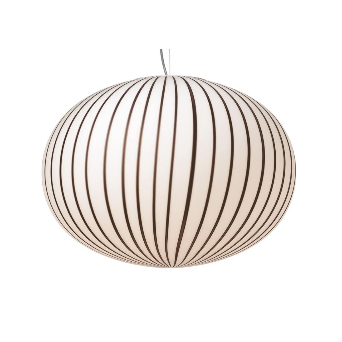 Established & Sons Filigrana S4 Ellipse Pendant Light White/Tobacco – image 12