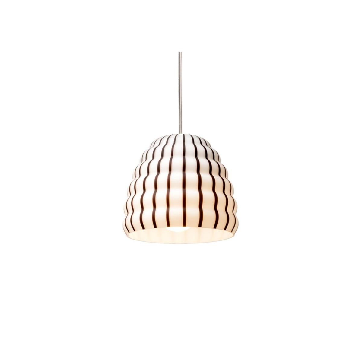 Established & Sons Filigrana S4 Ellipse Pendant Light White/Tobacco – image 14