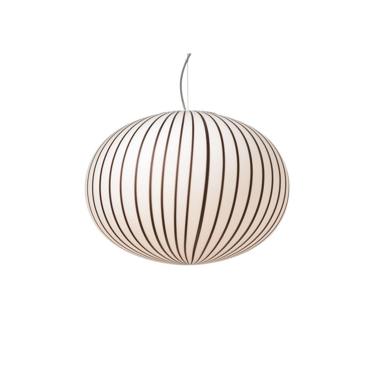 Established & Sons Filigrana S4 Ellipse Pendant Light White/Tobacco – image 17