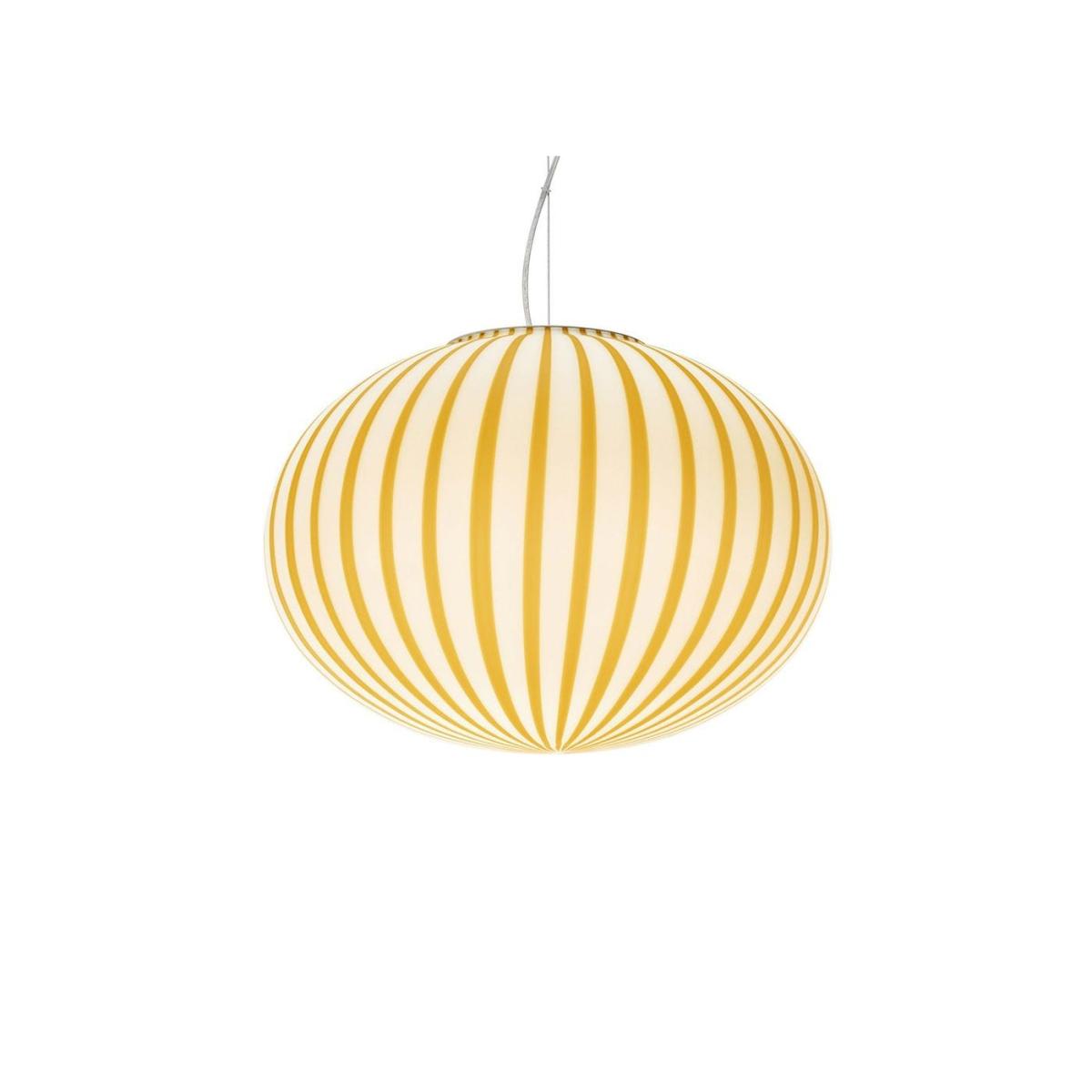 Established & Sons Filigrana S4 Ellipse Pendant Light White/Tobacco – image 3