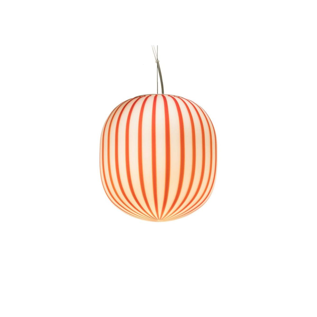 Established & Sons Filigrana S4 Ellipse Pendant Light White/Tobacco – image 4